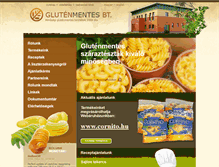 Tablet Screenshot of glutenmentesbt.hu